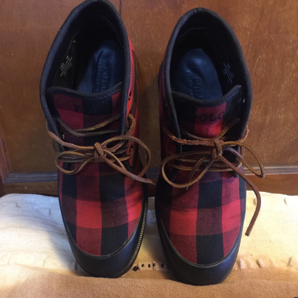 🐎Polo RL Buffalo Plaid “Umar” boots - Picture 5 of 12